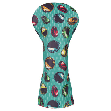Green Bottle Cap Driver Head Cover